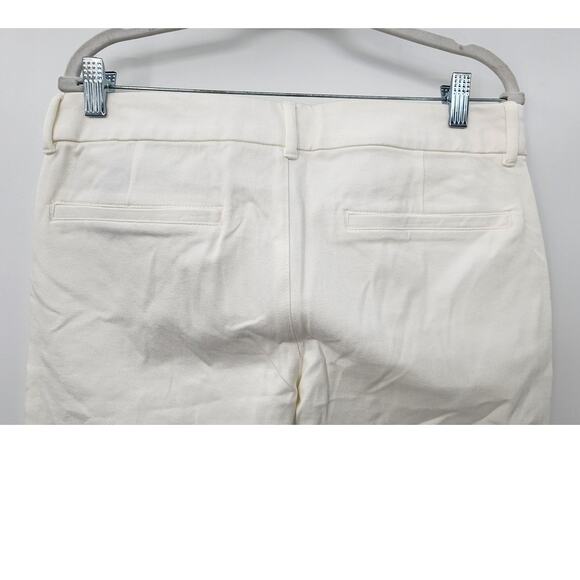 New NWT Old Navy Pixie Ankle White Classic Pants Size 12 Stretch Comfort - Picture 7 of 10